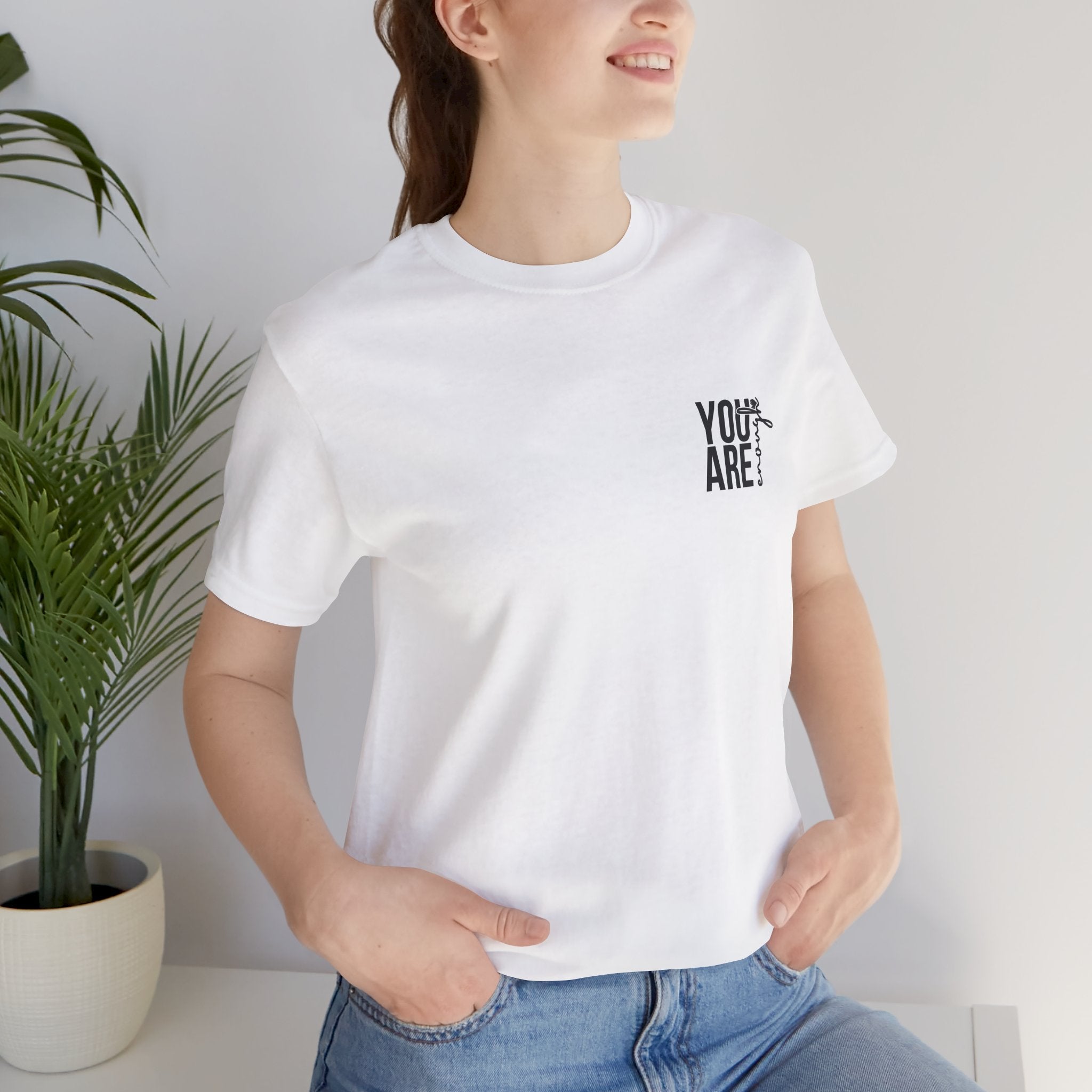 Unisex Graphic Tee with Inspirational Quote, Casual Fashion, Perfect Gift for Birthdays, Relaxed Fit T-Shirt, Everyday Wear