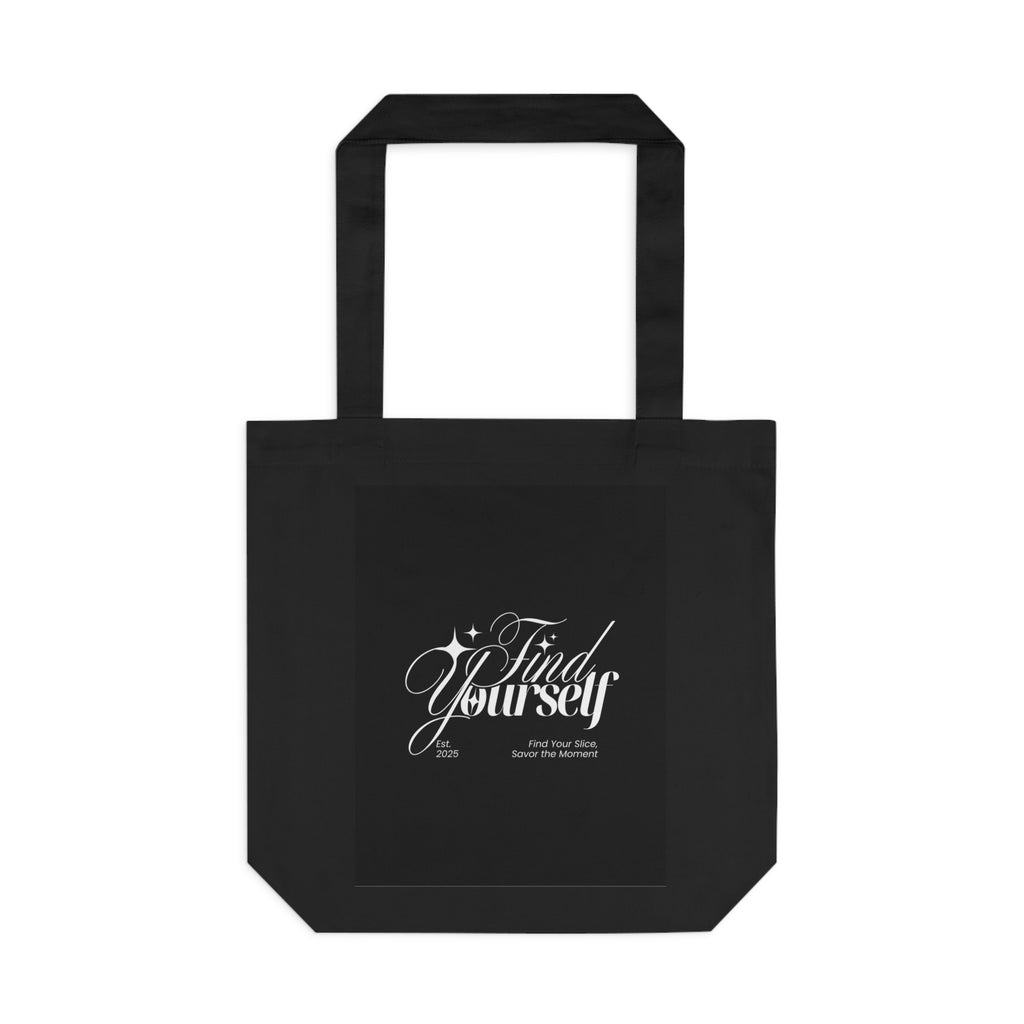 Find Yourself Cotton Tote Bag | Inspirational Market Bag, Eco-Friendly Shopping Tote, Motivational Gift, Everyday Carryall, Unique Gift Idea