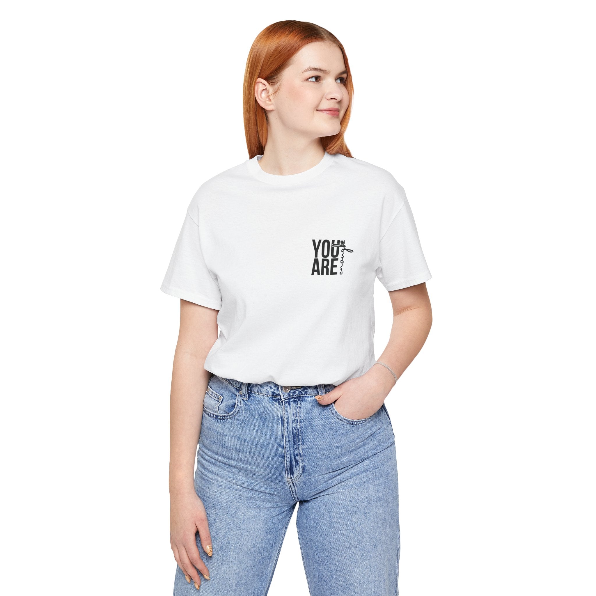 Unisex Graphic Tee with Inspirational Quote, Casual Fashion, Perfect Gift for Birthdays, Relaxed Fit T-Shirt, Everyday Wear